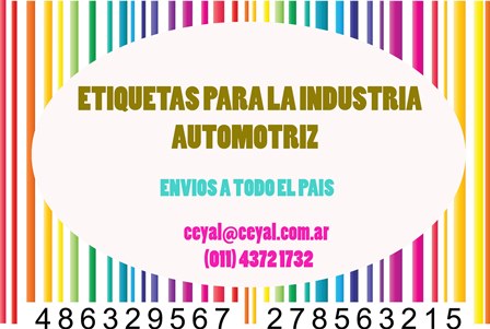 industria argentina Articulos de limpieza etiquetas adhesivas zebra