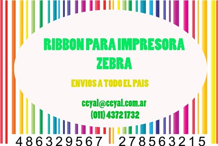 industria argentina Ropa distribuyen etiquetas adhesivas zebra