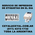 etiquetas en rollo articulo – fecha elab. y venc. Buenos Aires