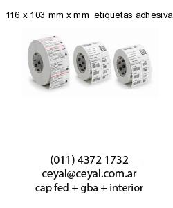116 x 103 mm x mm  etiquetas adhesivas redondas