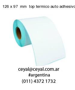 126 x 97  mm  top termico auto adhesivo top termico adesivo