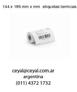 144 x 186 mm x mm  etiquetas termicas top
