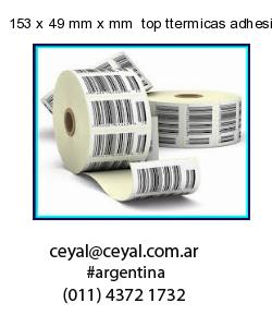 153 x 49 mm x mm  top ttermicas adhesivas