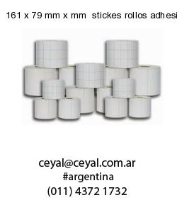 161 x 79 mm x mm  stickes rollos adhesivos