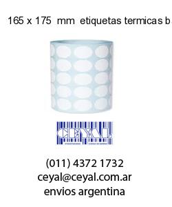 165 x 175  mm  etiquetas termicas balanzas