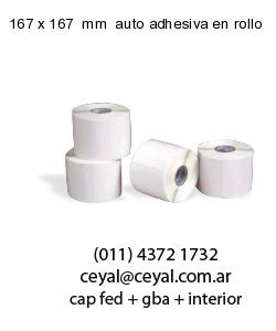 167 x 167  mm  auto adhesiva en rollo