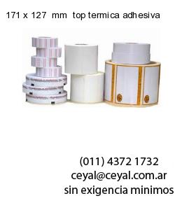 171 x 127  mm  top termica adhesiva