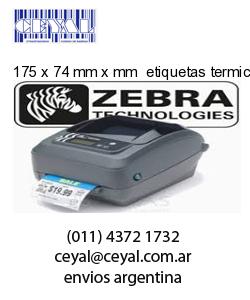 175 x 74 mm x mm  etiquetas termicas congelado