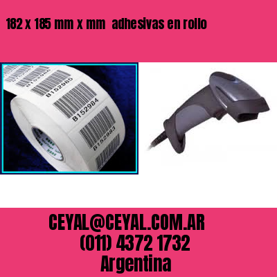 182 x 185 mm x mm  adhesivas en rollo