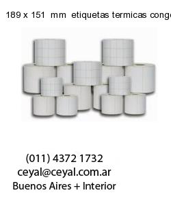 189 x 151  mm  etiquetas termicas congelado