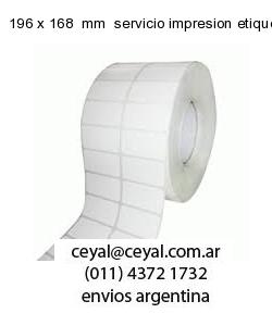 196 x 168  mm  servicio impresion etiquetas offset