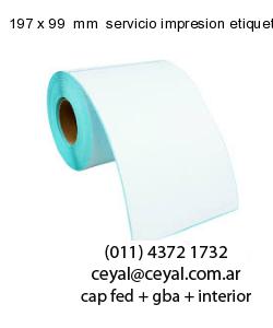 197 x 99  mm  servicio impresion etiquetas codigos