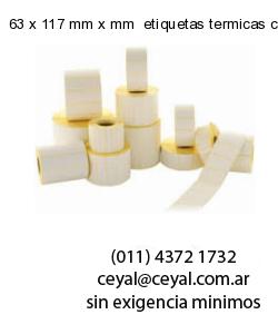 63 x 117 mm x mm  etiquetas termicas congelados