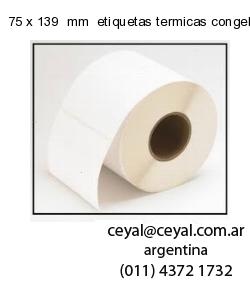 75 x 139  mm  etiquetas termicas congelado