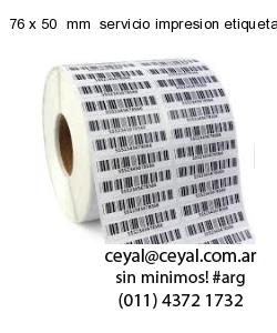 76 x 50  mm  servicio impresion etiquetas codigos