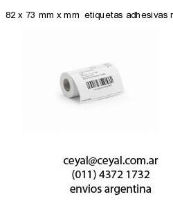 82 x 73 mm x mm  etiquetas adhesivas redondas