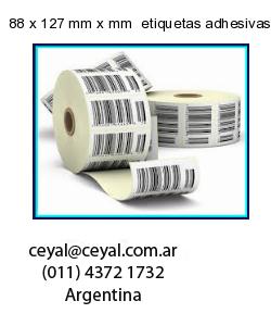 88 x 127 mm x mm  etiquetas adhesivas textiles