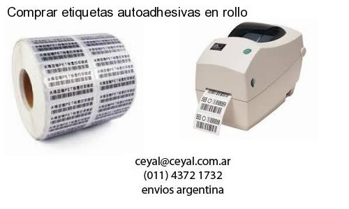 Comprar etiquetas autoadhesivas en rollo