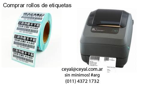 Comprar rollos de etiquetas