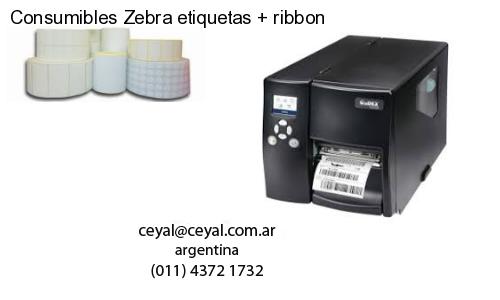 Consumibles Zebra etiquetas   ribbon