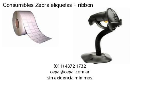 Consumibles Zebra etiquetas   ribbon