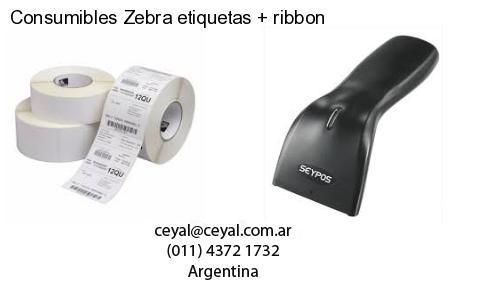 Consumibles Zebra etiquetas   ribbon