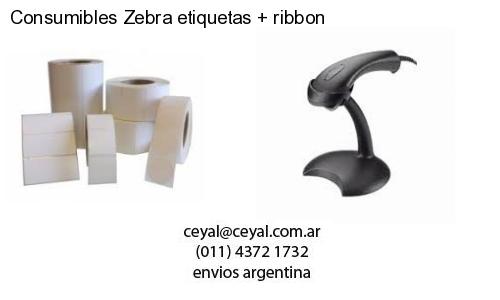 Consumibles Zebra etiquetas   ribbon