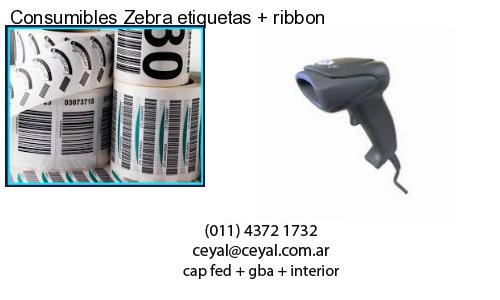 Consumibles Zebra etiquetas   ribbon