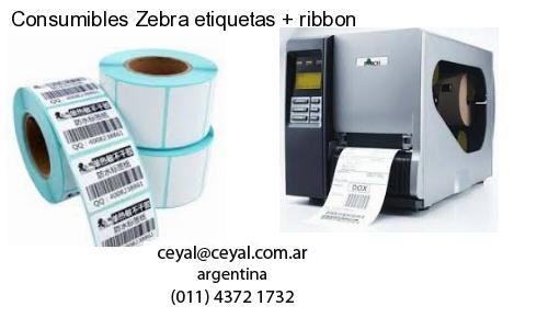 Consumibles Zebra etiquetas   ribbon