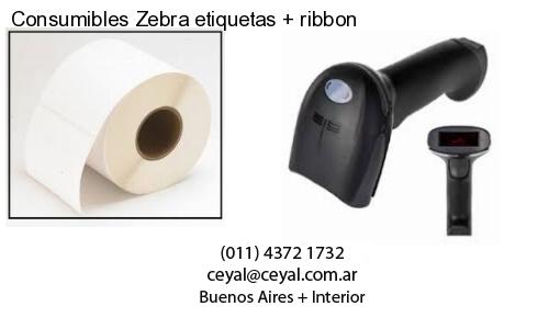 Consumibles Zebra etiquetas   ribbon