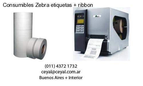 Consumibles Zebra etiquetas   ribbon