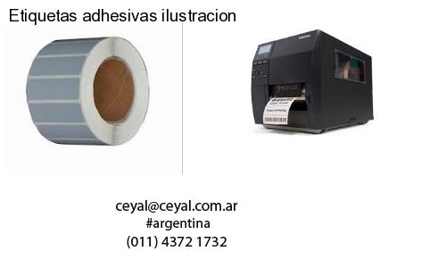 Etiquetas adhesivas ilustracion