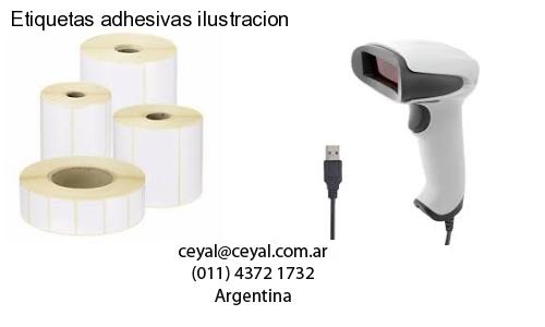 Etiquetas adhesivas ilustracion