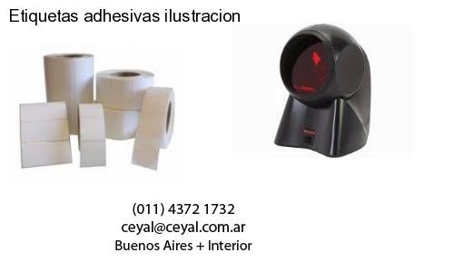 Etiquetas adhesivas ilustracion