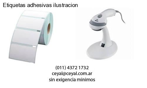 Etiquetas adhesivas ilustracion