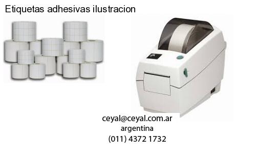 Etiquetas adhesivas ilustracion