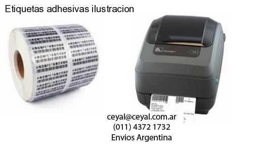 Etiquetas adhesivas ilustracion