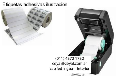 Etiquetas adhesivas ilustracion