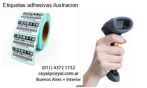 Etiquetas adhesivas ilustracion