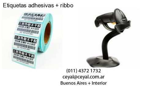 Etiquetas adhesivas   ribbo