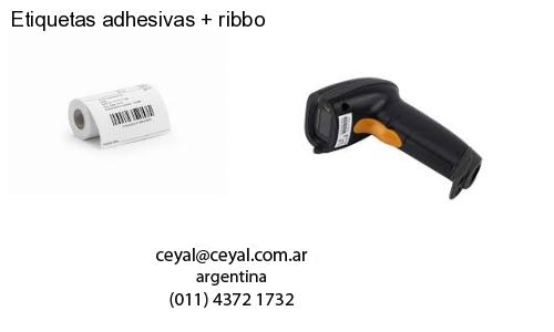 Etiquetas adhesivas   ribbo