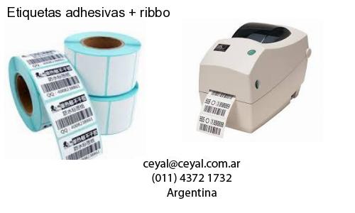 Etiquetas adhesivas   ribbo