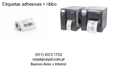 Etiquetas adhesivas   ribbo