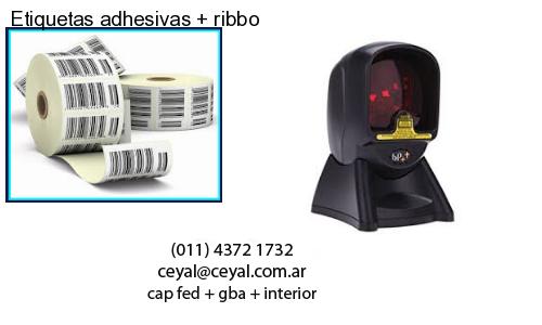 Etiquetas adhesivas   ribbo