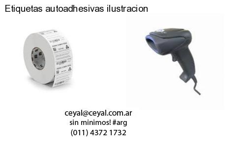 Etiquetas autoadhesivas ilustracion