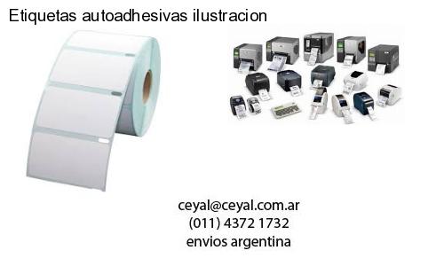 Etiquetas autoadhesivas ilustracion