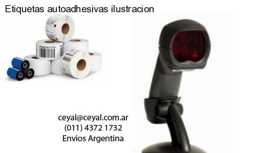 Etiquetas autoadhesivas ilustracion