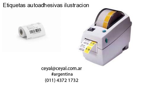 Etiquetas autoadhesivas ilustracion