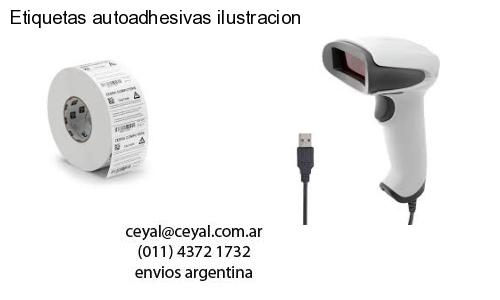 Etiquetas autoadhesivas ilustracion