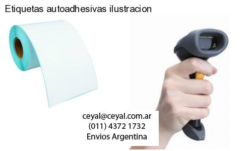 Etiquetas autoadhesivas ilustracion